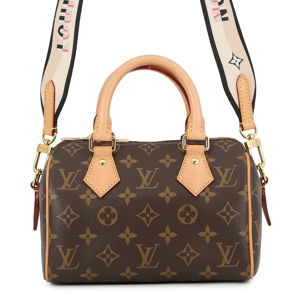 Louis Vuitton Monogram Speedy brown Bandouliere Handbag